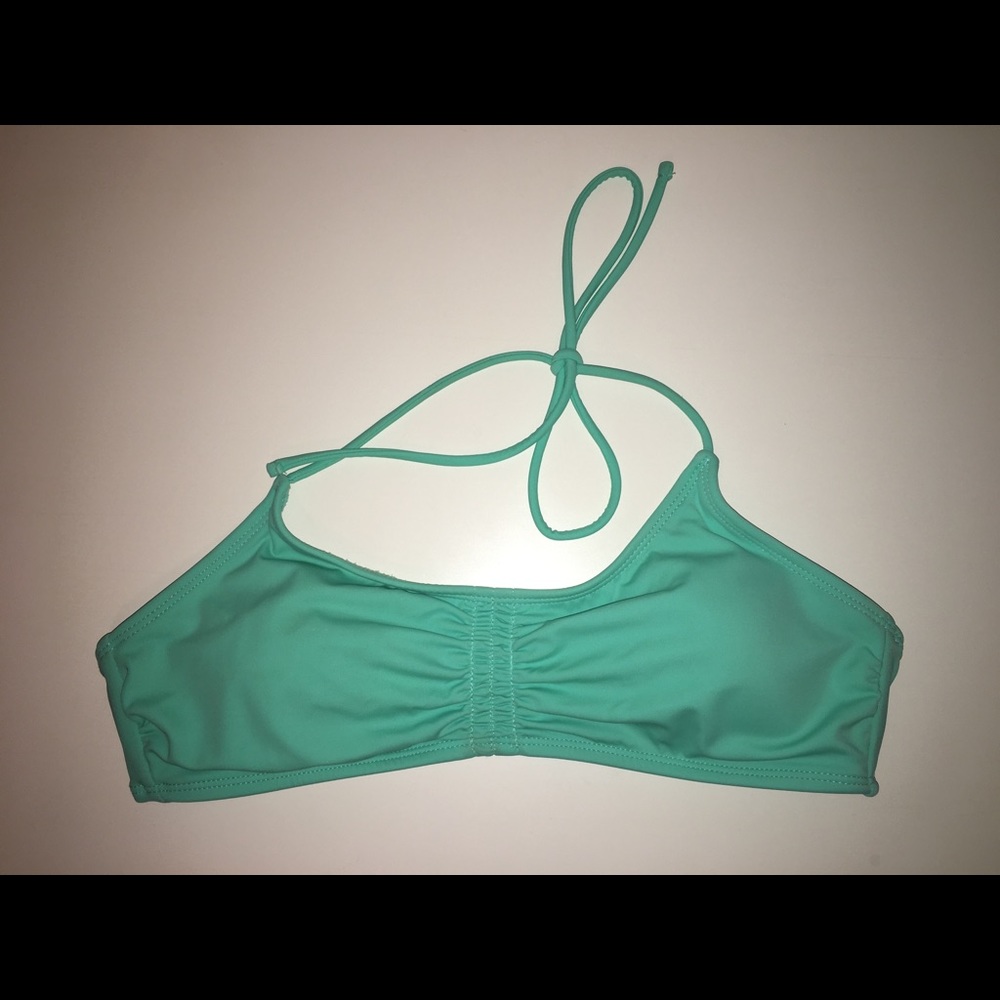 Mint green bikini top